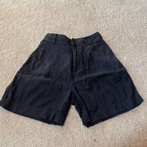Madewell high waisted linen shorts